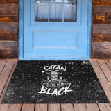 Satan Is The New Black SED-0001 Door Mat