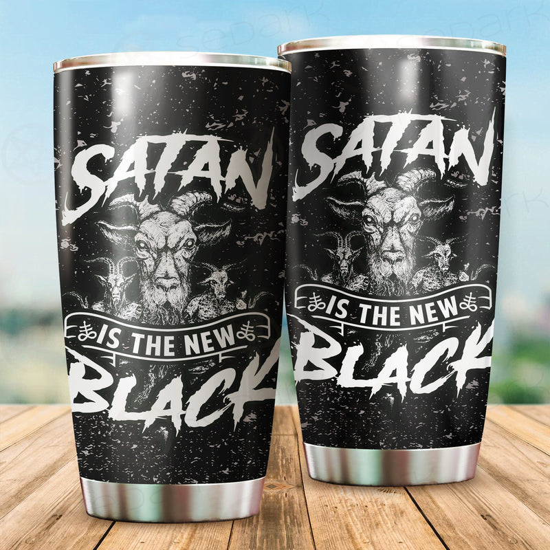 Satan is The New Black Tumbler Cup