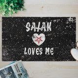 Satan Loves Me SED-0002 Door Mat