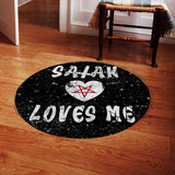 Satan Loves Me SED-0002 Round Carpet