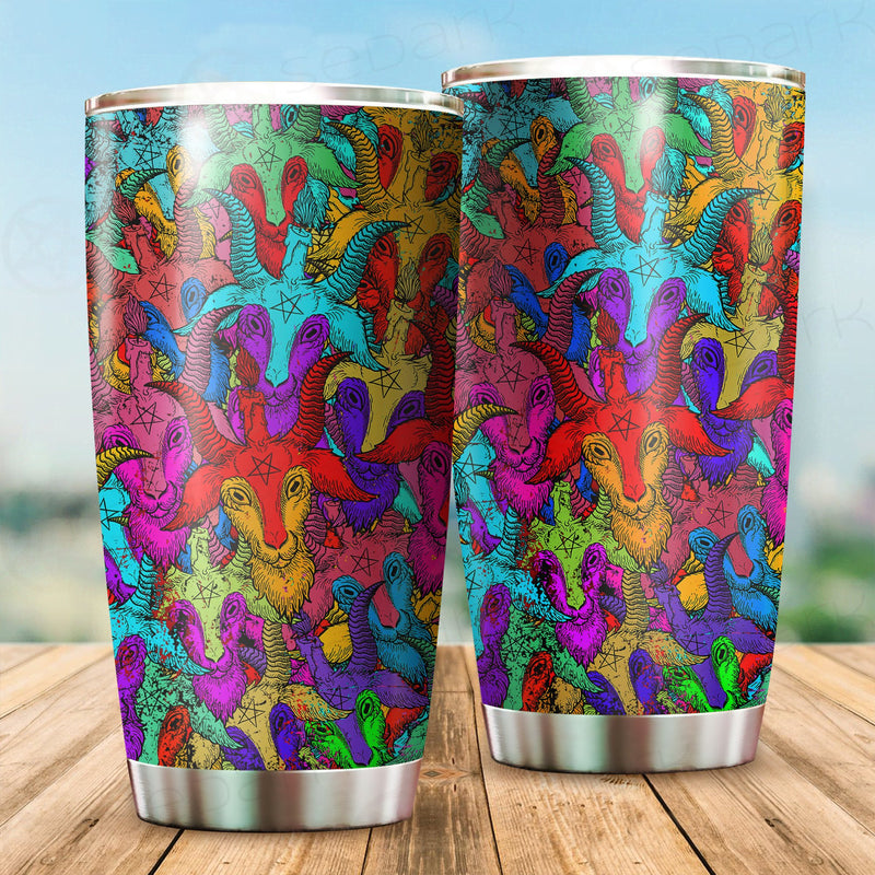 Goat Head Patern Tumbler Cup