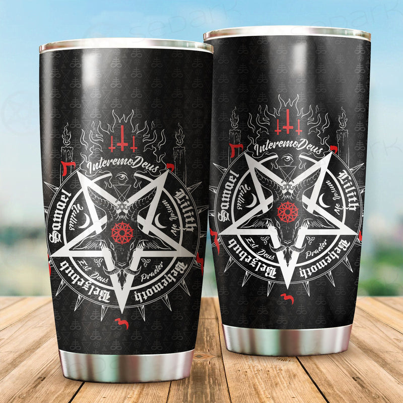 Satan 5 Letters Tumbler Cup