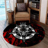 666 Satan SED-0037 Round Carpet