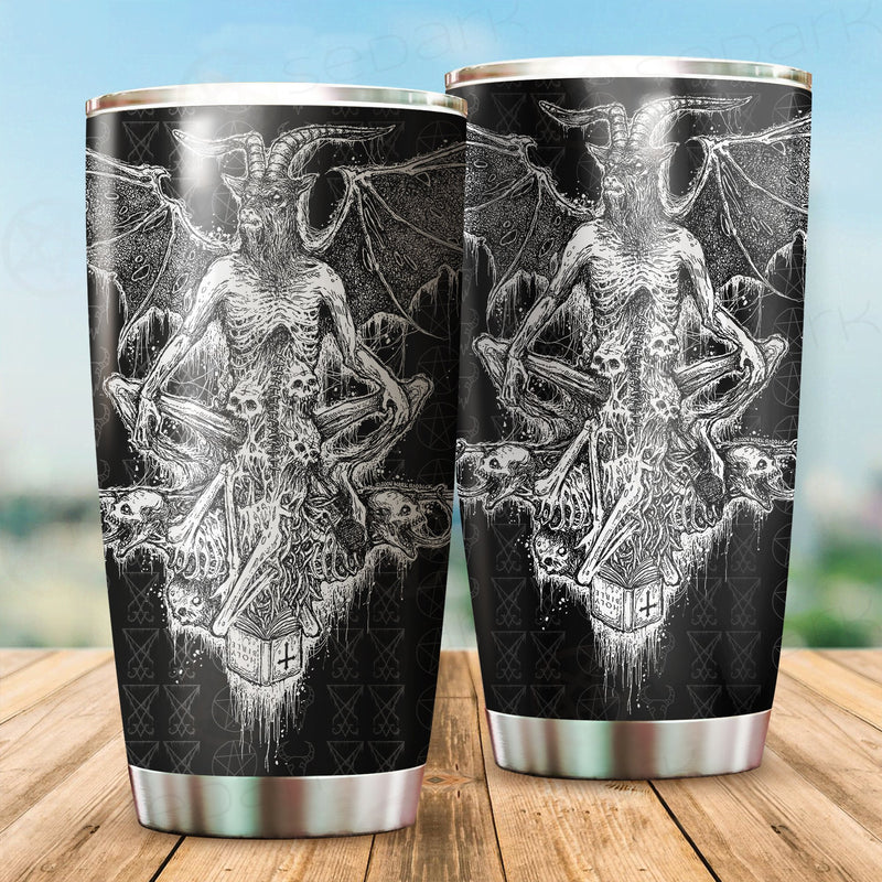 Satanic Skull Tumbler Cup