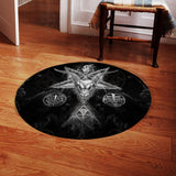 Sigil Of Baphomet SED-0043 Round Carpet