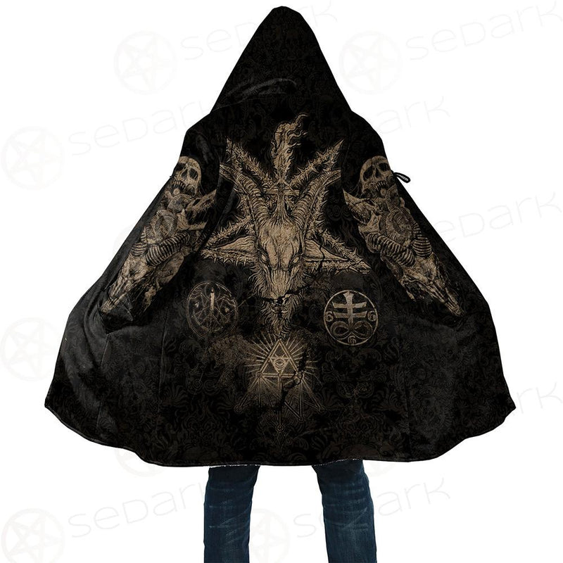 Baphomet Sigil Dream Cloak with bag