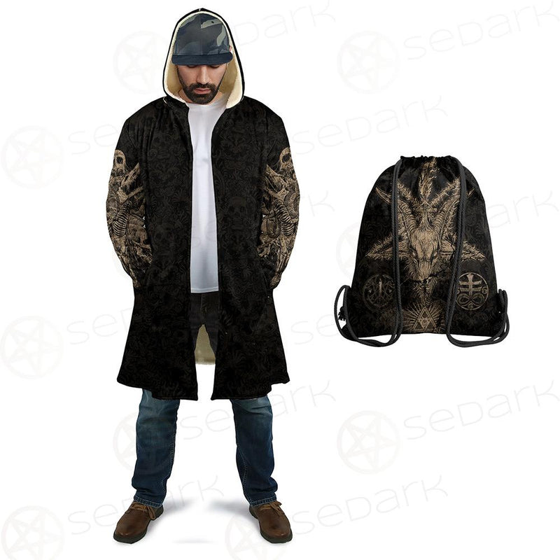 Baphomet Sigil Dream Cloak with bag