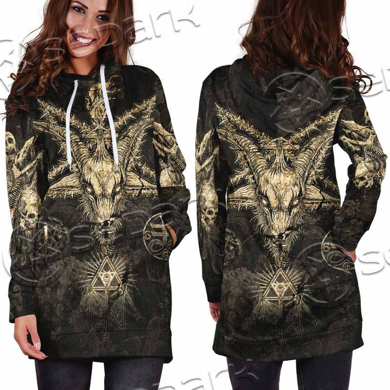 Baphomet Sigil SED-0066 Hoodie Dress