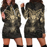 Baphomet Sigil SED-0066 Hoodie Dress
