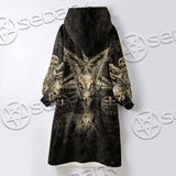 Baphomet Sigil SED-0066 Oversized Sherpa Blanket Hoodie