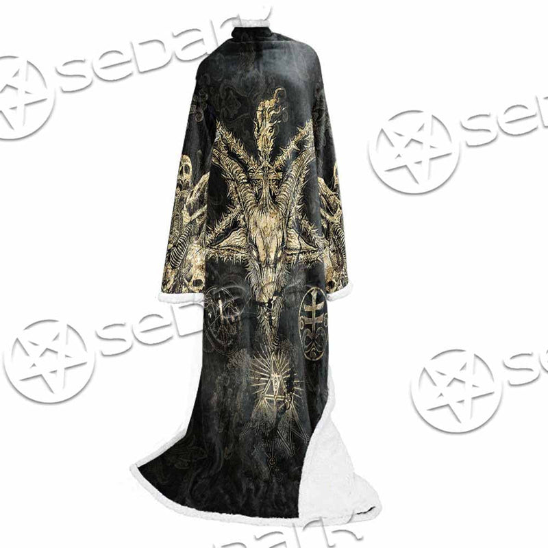 Baphomet Sigil SED-0066 Sleeved Blanket