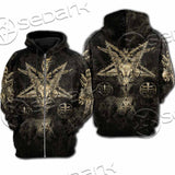 Baphomet Sigil SED-0066 Hoodie & Zip Hoodie Raglan