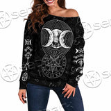 Triple Moon SED-0067 Off Shoulder Sweaters