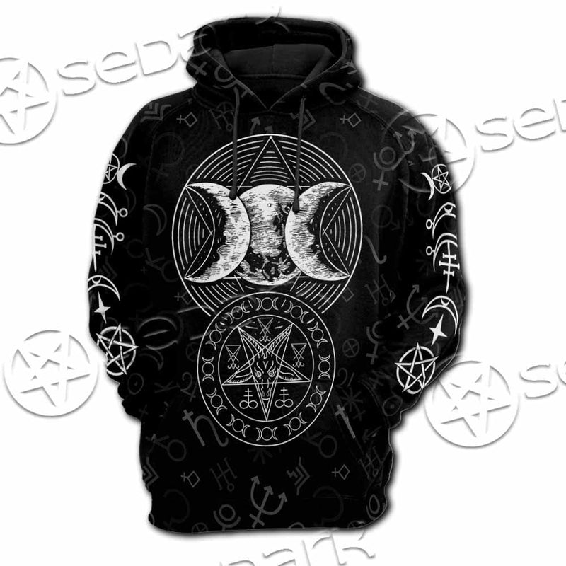 Triple Moon SED-0067 Hoodie & Zip Hoodie Raglan
