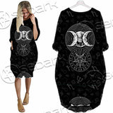 Triple Moon SED-0067 Batwing Pocket Dress