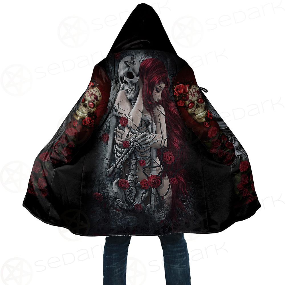 Skull Rose Dream Cloak with bag