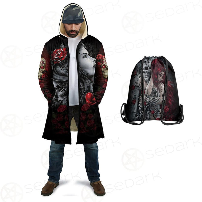 Skull Rose Dream Cloak with bag