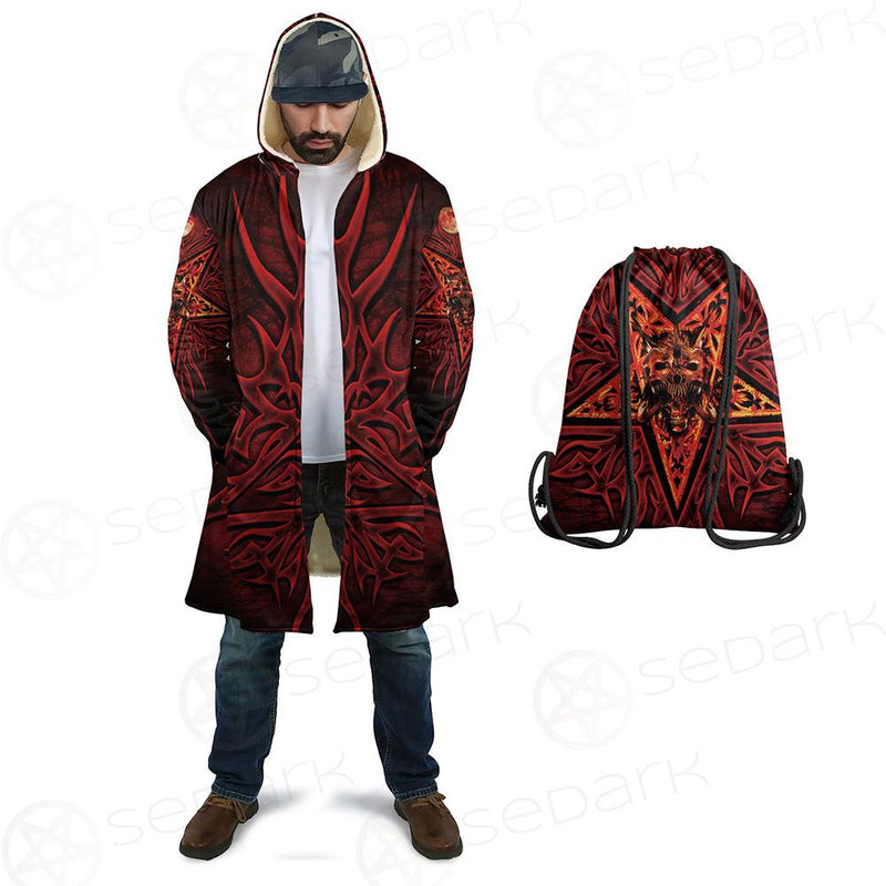 Satanic Tribal Dream Cloak with bag