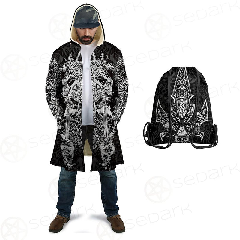 Viking Odin Raven Cloak with bag