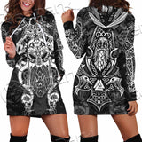 The Viking God SED-0081 Hoodie Dress