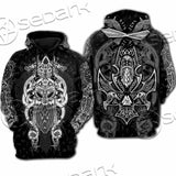 The Viking God SED-0081 Hoodie & Zip Hoodie Raglan