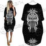 The Viking God SED-0081 Batwing Pocket Dress