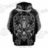 The Viking God SED-0081 Hoodie & Zip Hoodie Raglan