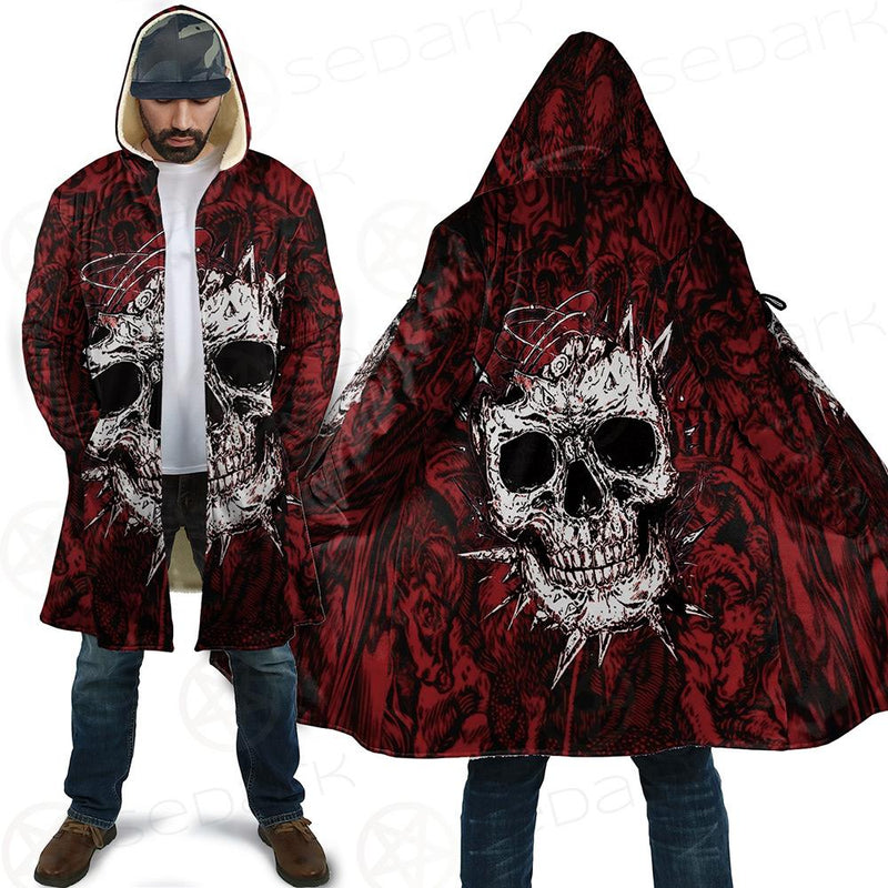Skull Satan background SED-0083 Cloak with bag