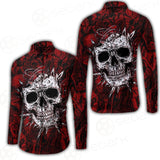 Skull Satan background SED-0083 Long Sleeve Shirt