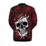 Skull Satan background SED-0083 Button Jacket