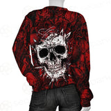 Skull Satan background SED-0083 Unisex Sweatshirt