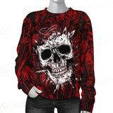 Skull Satan background SED-0083 Unisex Sweatshirt