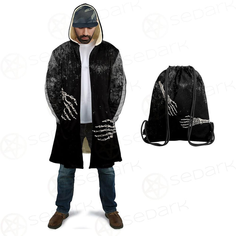Skeleton Hug SED-0084 Cloak with bag