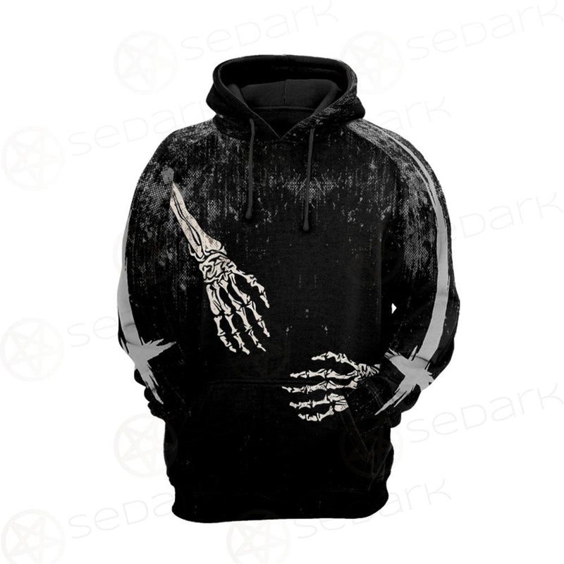 Skeleton Hug SED-0084 Hoodie Raglan