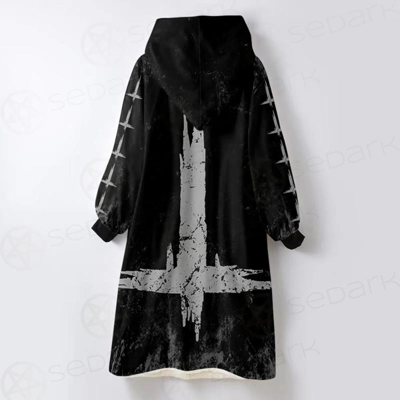 Wolf SED-0085 Oversized Sherpa Blanket Hoodie