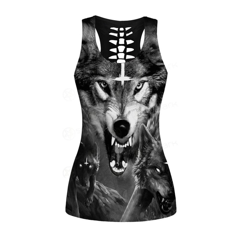 Wolf SED-0085 Hollow Out Tank Top