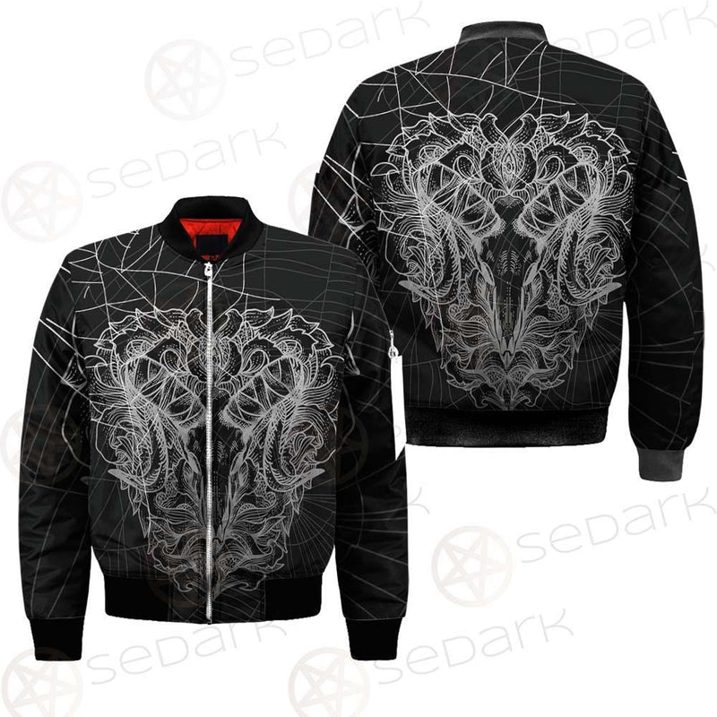 Satan Skull Pattern SED-0087 Bomber Jacket