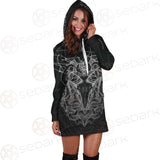 Satan Skull Pattern SED-0087 Hoodie Dress