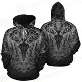 Satan Skull Pattern SED-0087 Hoodie Allover