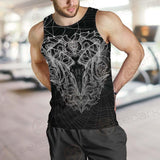 Satan Skull Pattern SED-0087 Men Tank-tops