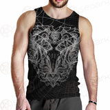 Satan Skull Pattern SED-0087 Men Tank-tops