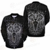 Satan Skull Pattern SED-0087 Button Jacket