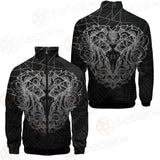 Satan Skull Pattern SED-0087 Stand-up Collar Jacket