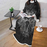 Satan Skull Pattern SED-0087 Sleeved Blanket