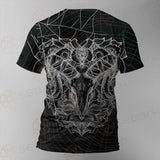 Satan Skull Pattern SED-0087 Unisex T-shirt