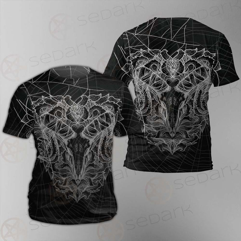 Satan Skull Pattern SED-0087 Unisex T-shirt