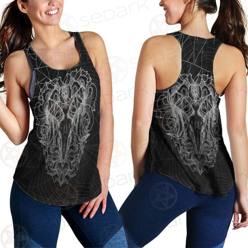 Satan Skull Pattern SED-0087 Women Tank Top
