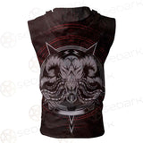 Head Pentagram SED-0088 Zip Sleeveless Hoodie