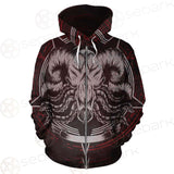 Head Pentagram SED-0088 Zip-up Hoodies