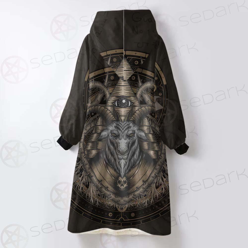 Satan Eye SED-0089 Oversized Sherpa Blanket Hoodie